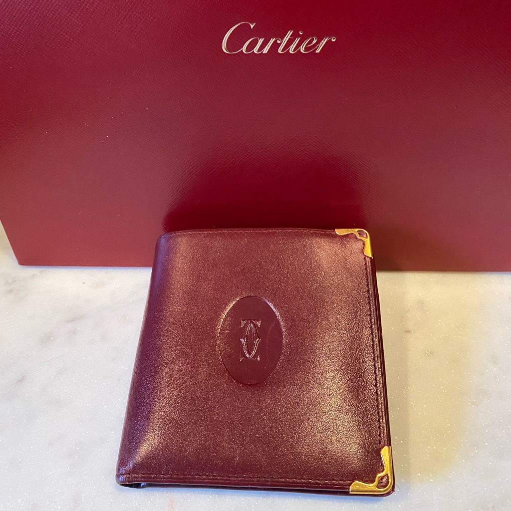 Cartier Burgundy Wallet